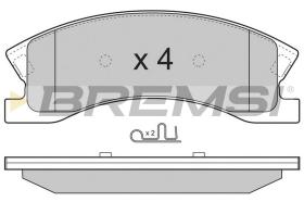 BREMSI BP3269 - JGO.PAST.FRENO JEEP CHEROKEE JEEP LIBERTY JEEP