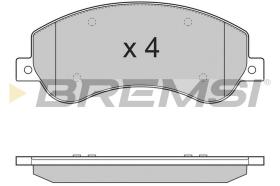 BREMSI BP3274 - JGO.PAST.FRENO FORD TRANSIT