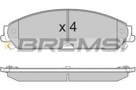 BREMSI BP3277 - JGO.PAST.FRENO CHRYSLER 300 CHRISLER 300 TOURIN