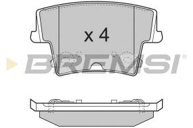 BREMSI BP3278 - JGO.PAST.FRENO CHRYSLER 300 CHRISLER 300 TOURIN