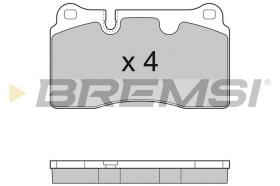 BREMSI BP3289 - JGO.PAST.FRENO VW TOUAREG