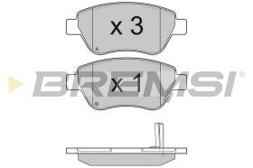 BREMSI BP3294 - JGO.PAST.FRENO OPEL CORSA D