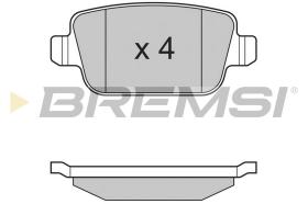 BREMSI BP3300 - JGO.PAST.FRENO FORD GALAXY FORD MONDEO IV