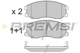 BREMSI BP3303 - JGO.PAST.FRENO CHEVROLET CAPTIVA OPEL ANTARA VA