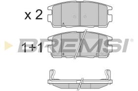 BREMSI BP3304 - JGO.PAST.FRENO CHEVROLET CAPTIVA OPEL ANTARA VA