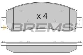 BREMSI BP3306 - JGO.PAST.FRENO FORD USA 5C3Z2001AA