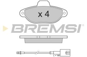 BREMSI BP3326 - JGO.PAST.FRENO FIAT 500