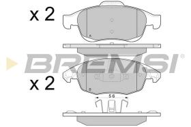 BREMSI BP3329 - JGO.PAST.FRENO CITROEN BERLINGO CITROEN BERLING