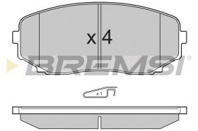 BREMSI BP3332 - JGO.PAST.FRENO MAZDA CX 7