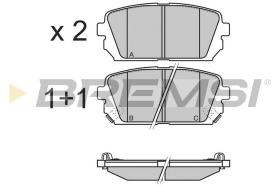 JAPANPARTS BP3359 - JGO.PAST.FRENO KIA CARENS III