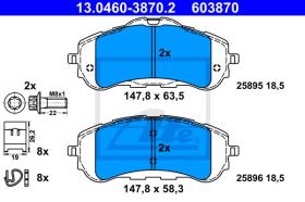 ATE 603870 - PASTILLA FRENO PEUGEOT 38 II(T9)(13