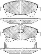 BSF 20096 - PASTILLAS TOYOTA AVENSIS II 1.6,1.8