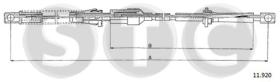 STC T481895 - CABLE ACELERADOR TRANSIT BENZINA