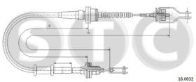STC T482288 - CABLE EMBRAGUE PULSAR-200SX (SR20DE)