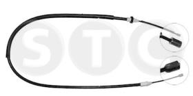 STC T483076 - CABLE FRENO CLIO ALL 1,6-1,9DS (DISC BRAKE) SX-LH