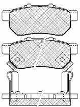 BSF 20045 - PASTILLAS HONDA CIVIC VI 1.4I TR