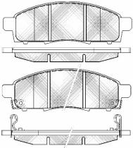 VILLAR 20083 - PASTILLAS NISSAN NV200 1.5DCI(DL)