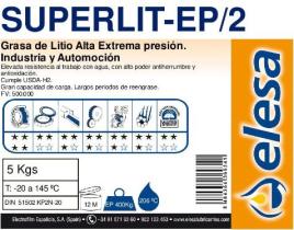 ELESA GLSUPEP250 - BIDON GRASA 50 KGS SUPERLIT-EP2