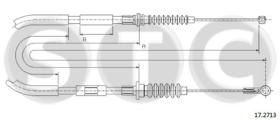 STC T482015 - CABLE FRENO TROOPER SX-LH