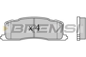 BREMSI BP2538 - JGO.PAST.FRENO TOYOTA PREVIA