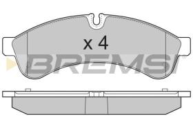BREMSI BP3365 - JGO.PAST.FRENO IVECO DAILY III