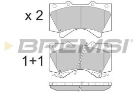 BREMSI BP3381 - JGO.PAST.FRENO TOYOTA LAND CRUISER