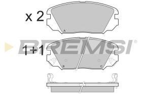 BREMSI BP3401 - JGO.PAST.FRENO HYUNDAI SONATA