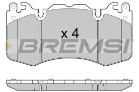 BREMSI BP3414 - JGO.PAST.FRENO LAND ROVER RANGE ROVER IV 5.0,4.