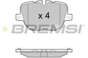 BREMSI BP3416 - JGO.PAST.FRENO LAND ROVER SPORT 5.0 RANGE ROVER