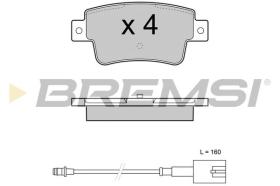 BREMSI BP3427 - JGO.PAST.FRENO FIAT PUNTO ABARTH,TURBO 1.4 (1 2