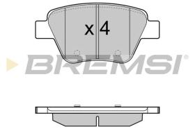 BREMSI BP3429 - JGO.PAST.FRENO SEAT LEON II SKODA OCTAVIA II,SU