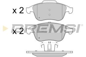 BREMSI BP3431 - JGO.PAST.FRENO RENAULT LAGUNA III 2.0,3,0 (2007