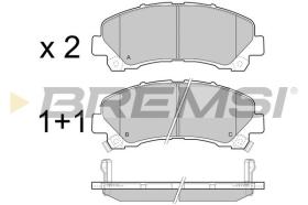 BREMSI BP3442 - JGO.PAST.FRENO ISUZU D MAX