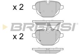 BREMSI BP3449 - JGO.PAST.FRENO BMW 5 2011