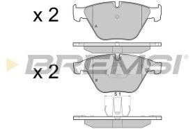 BREMSI BP3452 - JGO.PAST.FRENO BMW 5 2010