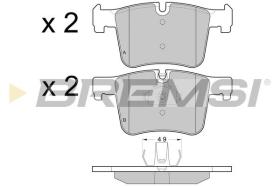 BREMSI BP3453 - JGO.PAST.FRENO BMW 1 3 X3 2010