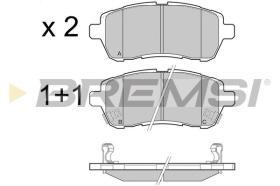 BREMSI BP3466 - JGO.PAST.FRENO DAIHATSU MATERIA 2006 SUZ SWIFT