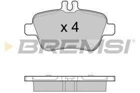 BREMSI BP3469 - JGO.PAST.FRENO MERCEDES CLASS A B 2012 CLA 2013