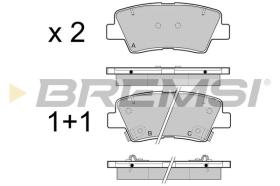 BREMSI BP3471 - JGO.PAST.FRENO HYUNDAI I40 2011