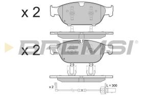 BREMSI BP3476 - JGO.PAST.FRENO AUDI A6 2011