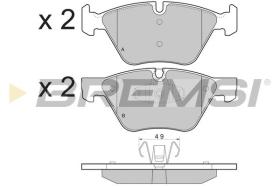 BREMSI BP3479 - JGO.PAST.FRENO BMW 1 (E81 E82)