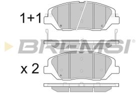 BREMSI BP3492 - JGO.PAST.FRENO HYUNDAI SANTA FE' 2012 SSANGYONG