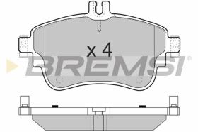 BREMSI BP3497 - JGO.PAST.FRENO MERCEDES CLASSE A B 2012