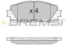 JAPANPARTS BP3498 - JGO.PAST.FRENO TOYOTA PRIUS 2012