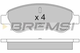 BREMSI BP3504 - JGO.PASTILLAS DE FRENO BERLINGO