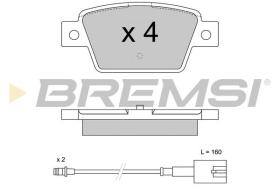 BREMSI BP3511 - JGO.PAST.FRENO CRYSLER DELTA FIAT BRAVO II LA