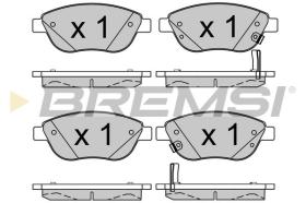 BREMSI BP3523 - JGO.PAST.FRENO FIAT 500L 2012