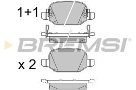 BREMSI BP3524 - JGO.PAST.FRENO FIAT 500L 2012