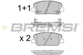 BREMSI BP3531 - JGO.PAST.FRENO KIA OPTIMA 2012