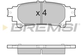 BREMSI BP3534 - JGO.PAST.FRENO LEXUS GS IS 2012 TOYOTA PRIUS 2